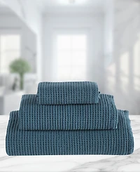 Talesma Embiez Turkish Cotton Waffle 3-Pc. Bath Towel Set
