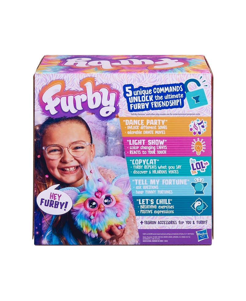 Furby Tie Dye Interactive Plush Toy