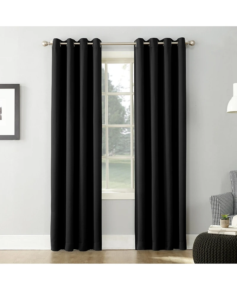 Saxon Energy Saving Blackout Grommet Curtain Panel