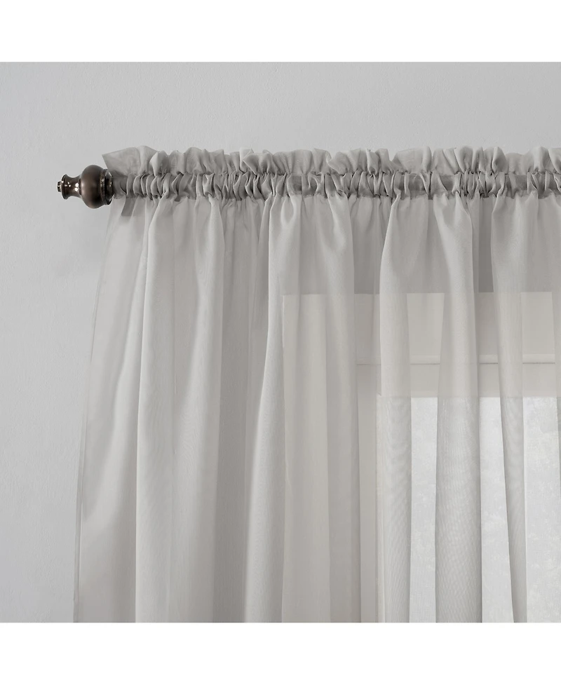 Calypso Sheer Voile Rod Pocket Curtain Panel
