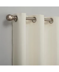 Valerie Heathered Texture Semi-Sheer Grommet Curtain Panel
