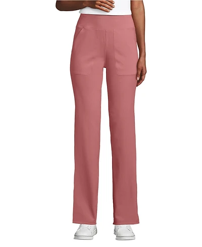 Lands' End Women's Active Hi Impact High Rise Straight Leg Pants