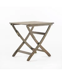 Streamdale Acacia Wood 25" Foldable Bistro Set, Gray