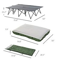 Streamdale Furniture Portable Camping Cot and Accessories Set for Outdoor Adventures