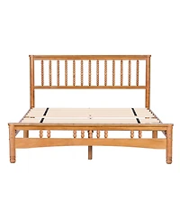 Streamdale Queen Platform Bed Frame Headboard, No Box Spring Required