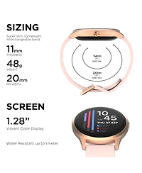 iTouch Sport 4 Unisex Silicone Strap Smartwatch 43.2mm