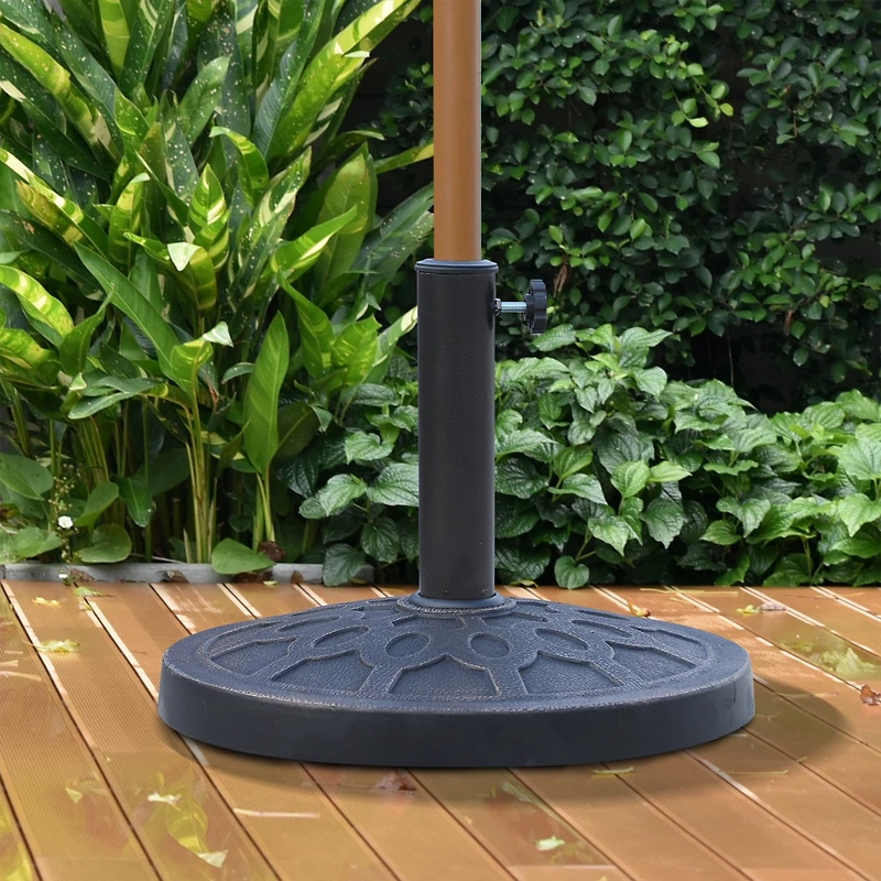 Umbrella Base with Decorative Pattern