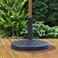 Umbrella Base with Decorative Pattern