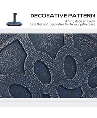 Umbrella Base with Decorative Pattern