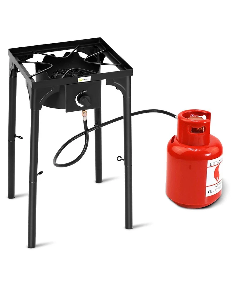 Givimo 100 000-btu Portable Propane Outdoor Camp Stove with Adjustable Legs