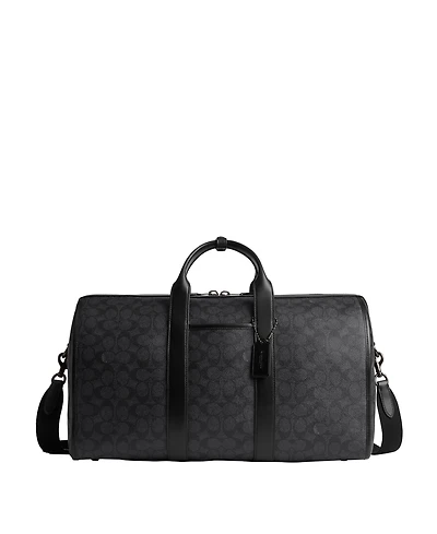 Coach Gotham 45 In Signature Canvas Duffle Bag