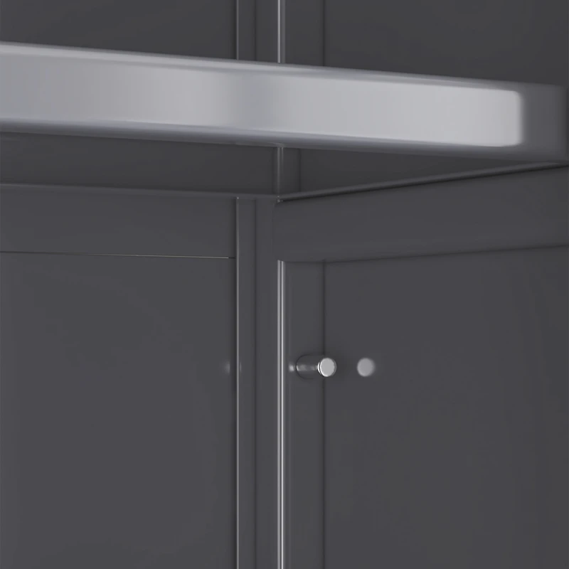 Streamdale Open-Door Kitchen Shelves | Multilevel Microwave Cabinet Storage