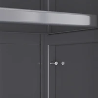 Streamdale Open-Door Kitchen Shelves | Multilevel Microwave Cabinet Storage