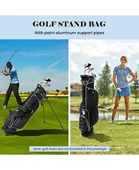 Givimo Golf Stand Cart Bag with 4 Way Divider Carry Organizer Pockets