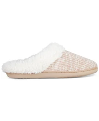 Isotoner Signature Women's Caroline Sweater Rib-Knit Clog Slippers