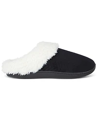 Isotoner Signature Women's Louise Quilted Velour Clog Slippers