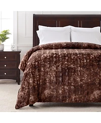 Chanasya Premium Double Sided Oversized Faux Fur Wolf Soft Throw Blanket