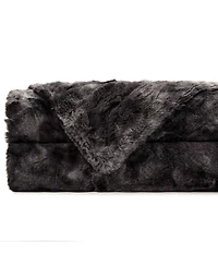 Chanasya Premium Double Sided Oversized Faux Fur Wolf Soft Throw Blanket