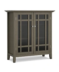 Simpli Home Bedford Solid Wood Medium Storage Cabinet