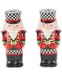 MacKenzie-Childs Classic Courtly Nutcracker Salt & Pepper Shakers