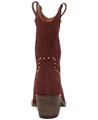 Lucky Brand Women's Cesiet Studded Cowboy Boots
