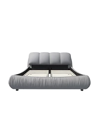 Streamdale Luxury Upholstered Bed with Oversized Padrest