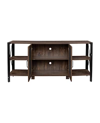 Streamdale Furniture Industrial Farmhouse Tv Stand for Living Room & Bedroom