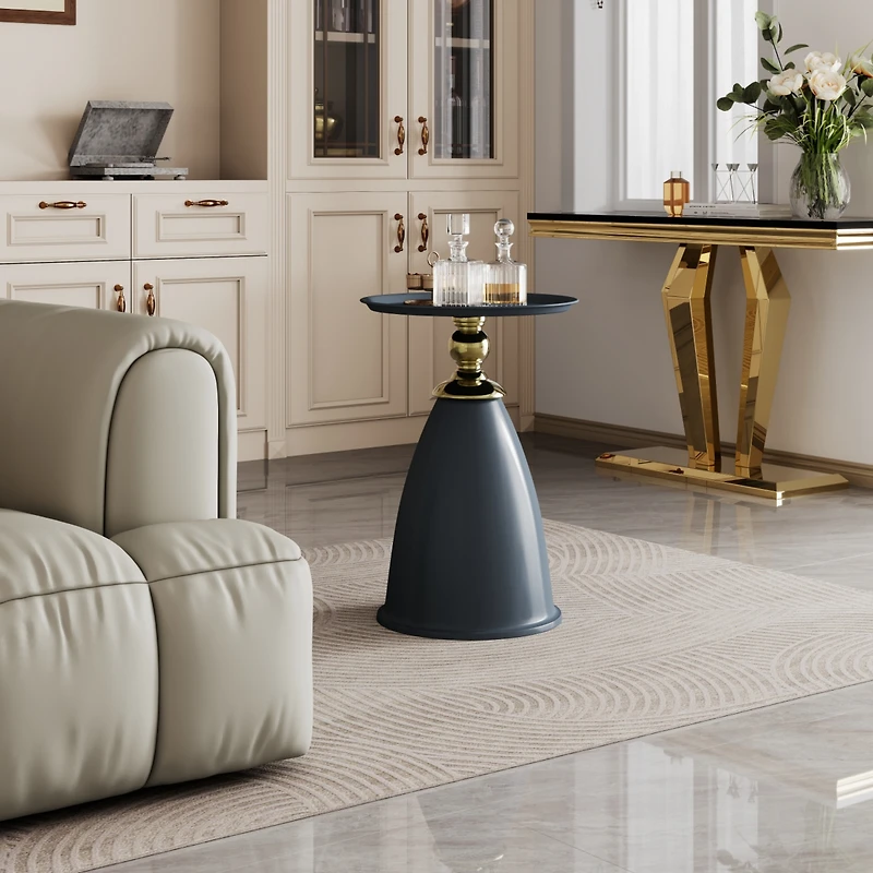 Streamdale Iron End Table for Small Spaces