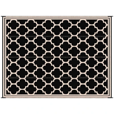 9'x18' Reversible Outdoor Rug for Camping, Backyards, and Picnics