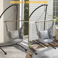 C-Shaped Heavy Duty Hammock Stand