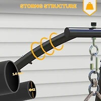 C-Shaped Heavy Duty Hammock Stand