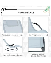 Zero Gravity Rocker Chair: Weather-Resistant Outdoor Lounger