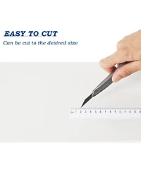 Aoodor 6Pcs 24'' (W) x 48'' (L) x 0.16'' Polycarbonate Greenhouse Panels, Waterproof Uv Protected Reinforced Sheets, Outdoor Garden and Greenhouse Cov