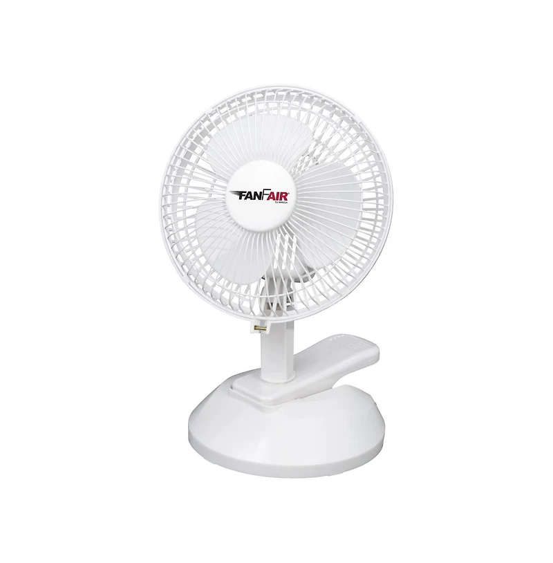 FanFair 6" Desk + Clip on 2in1 Fan, 20 Watts
