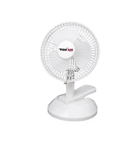 FanFair 6" Desk + Clip on 2in1 Fan, 20 Watts