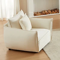 Streamdale Minimalist 44" Sofa for Living Rooms and Offices