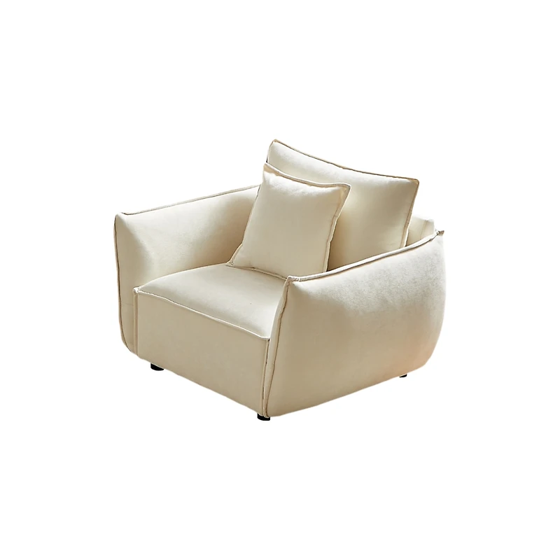 Streamdale Minimalist 44" Sofa for Living Rooms and Offices