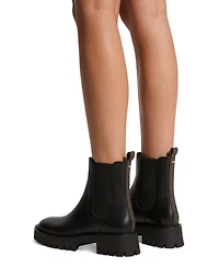 Michael Michael Kors Women's Asher Leather Lug Ankle Booties