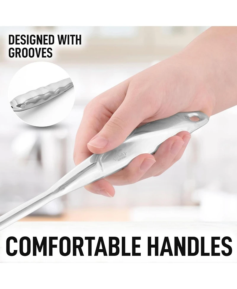 Zulay Kitchen Stainless Steel Cooking Utensil - 5 Piece Set