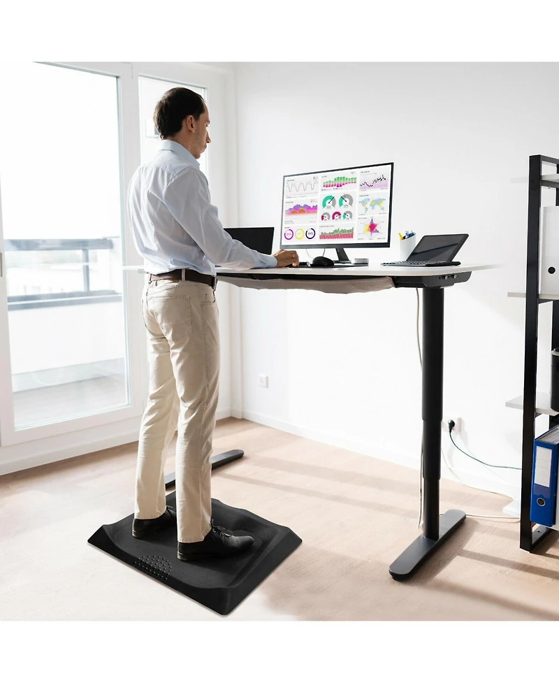 Sugift Portable Anti-Fatigue Standing Mat with Massage Point and Diverse Terrain