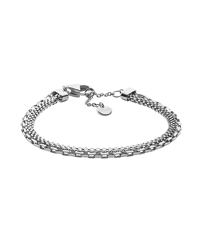 Skagen Men's Tov Mesh Silver Stainless Steel Chain Bracelet