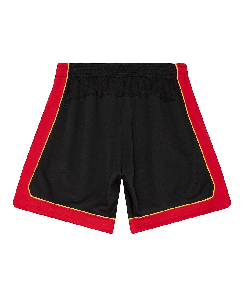 Mitchell & Ness Men's Black Miami Heat 2012-13 Hardwood Classics Road Replica Shorts