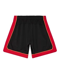 Mitchell & Ness Men's Black Miami Heat 2012-13 Hardwood Classics Road Replica Shorts
