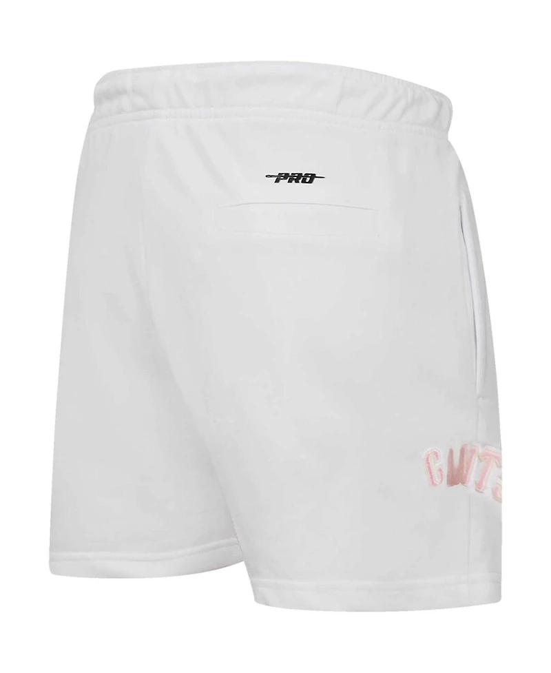 Pro Standard Women's White San Francisco Giants Washed Neon Shorts
