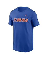 Jordan Men's Royal Florida Gators Primetime Wordmark T-Shirt