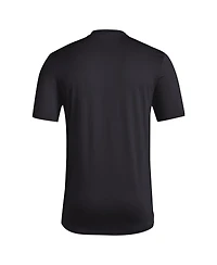 Adidas Men's Black Louisville Cardinals 2024 Locker Trilateral Pre-Game T-Shirt