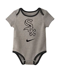 Nike Baby Chicago White Sox Authentic Collection Three-Pack Bodysuit Set