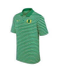 Nike Men's Green/White Oregon Ducks Primetime Victory Striped Performance Polo