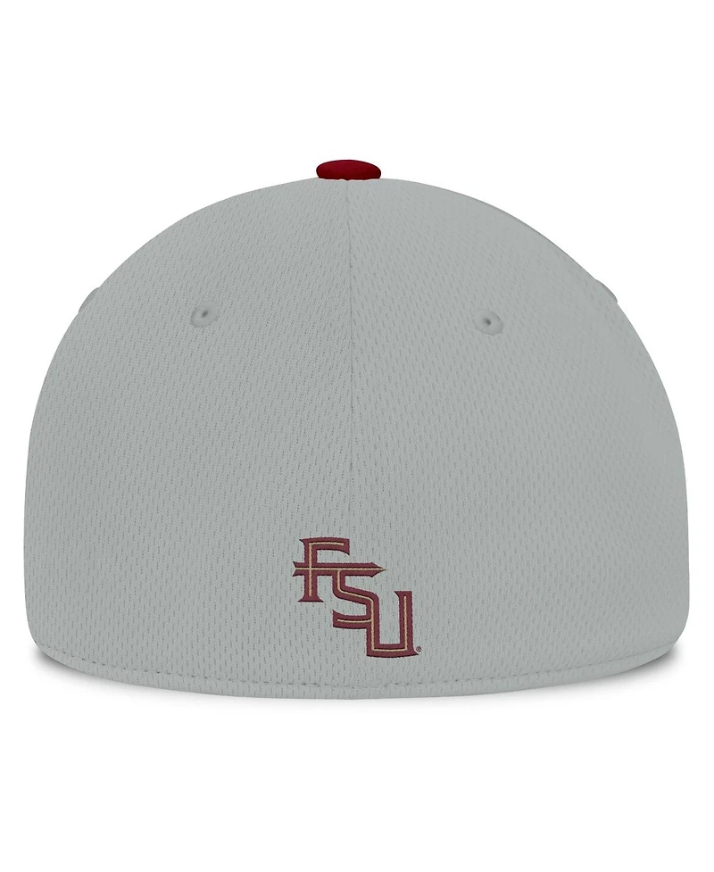 Top of the World Men's Gray/Garnet Florida State Seminoles Mick Flex Hat