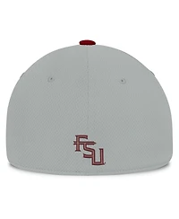 Top of the World Men's Gray/Garnet Florida State Seminoles Mick Flex Hat